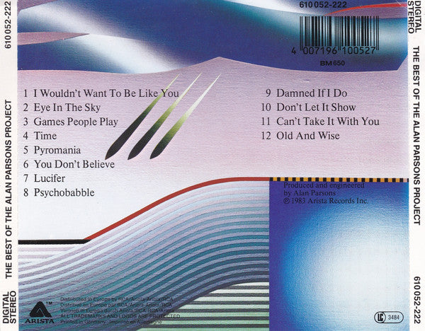 The Alan Parsons Project : The Best Of The Alan Parsons Project (CD, Comp, RM)