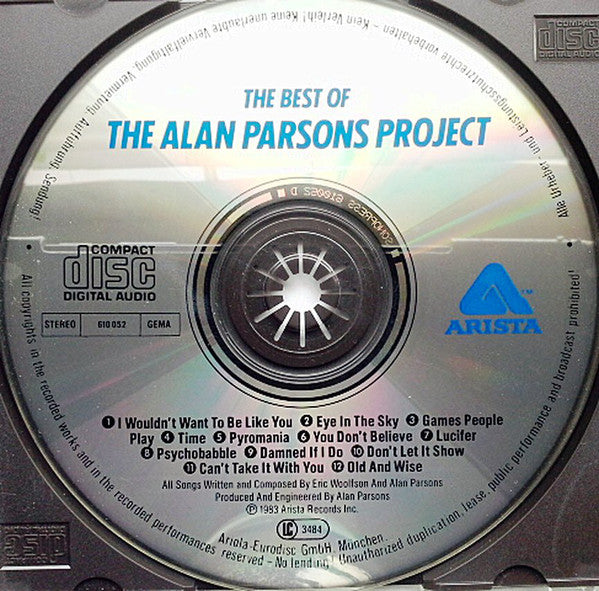 The Alan Parsons Project : The Best Of The Alan Parsons Project (CD, Comp, RM)