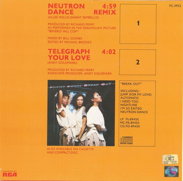 Pointer Sisters : Neutron Dance (12", RE)