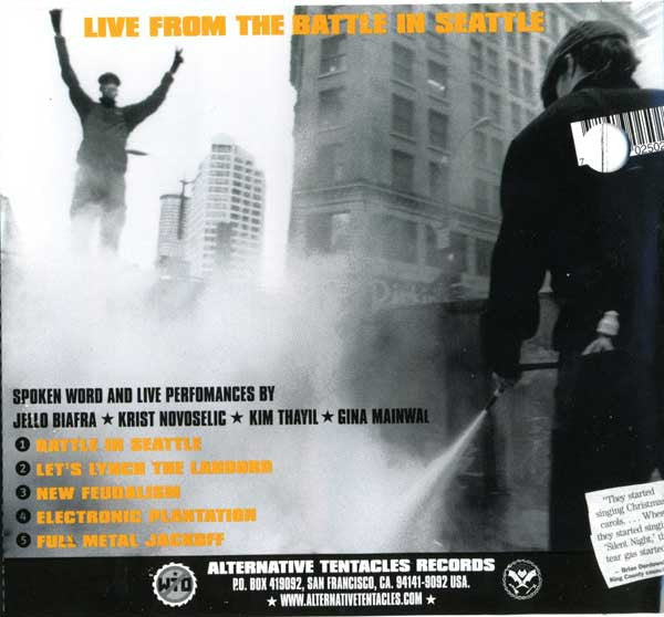 The NO WTO Combo : Live From The Battle In Seattle (CD, Album)