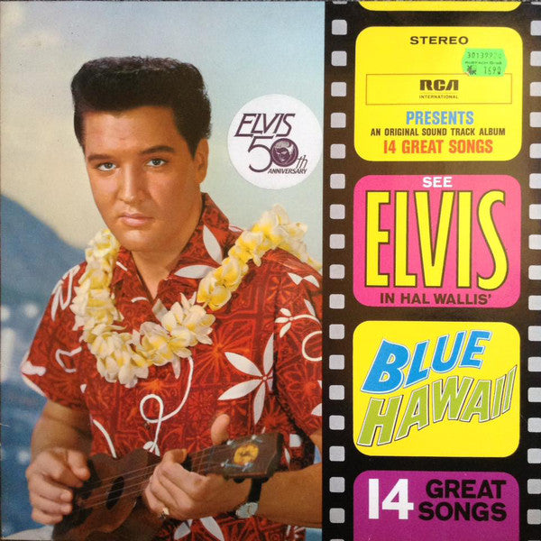 Elvis Presley : Blue Hawaii (LP, Album, RE)