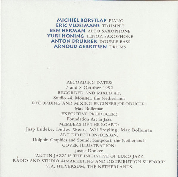 Michiel Borstlap Sextet : Day Off (CD, Album)