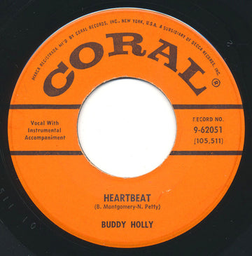 Buddy Holly : Heartbeat / Well.... All Right (7", Single)