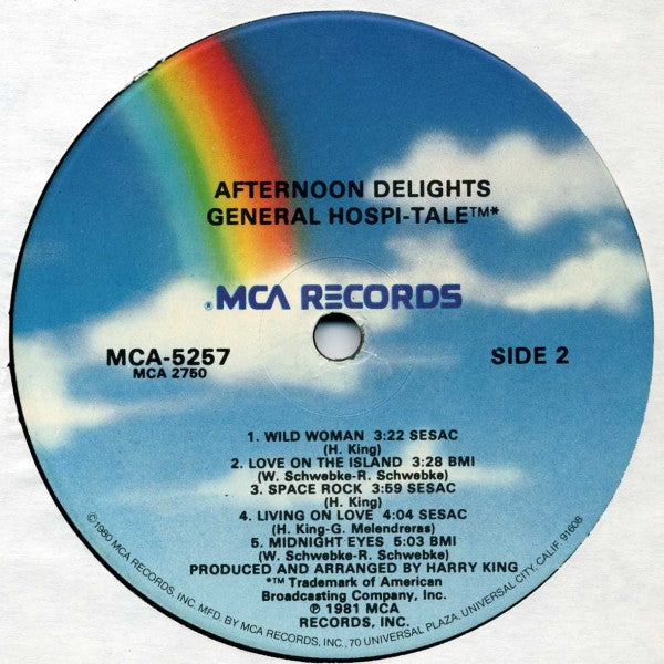 The Afternoon Delights : General Hospi-tale (LP, Album)