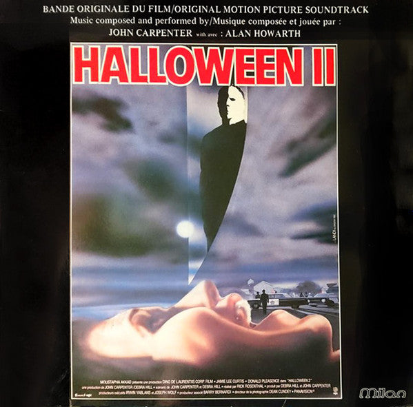 John Carpenter With/Avec Alan Howarth : Halloween II (Bande Originale Du Film / Original Motion Picture Soundtrack) (LP, Album)