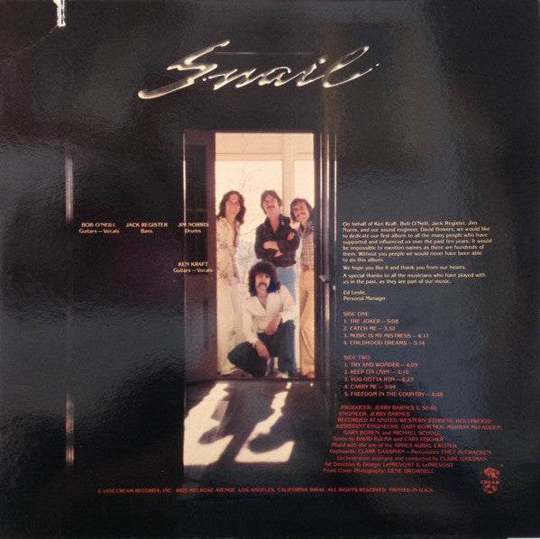 Snail (4) : Snail (LP, Album)