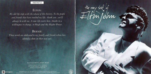 Elton John : The Very Best Of Elton John (2xCD, Comp, RP, PMD)