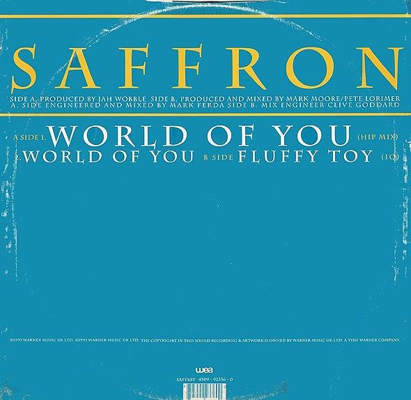 Saffron : World Of You (12", Maxi)