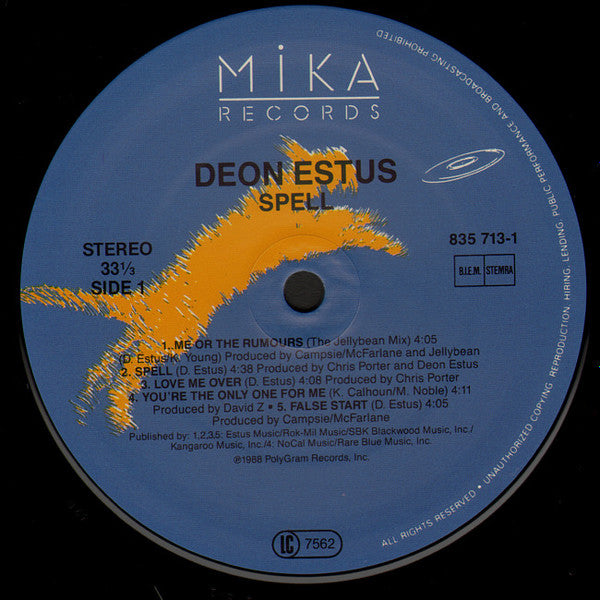 Deon Estus : Spell (LP, Album)