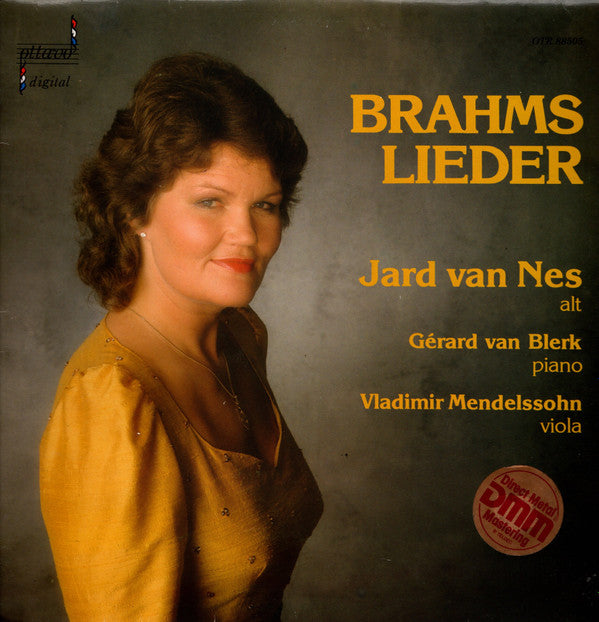 Johannes Brahms : Jard Van Nes, Gérard van Blerk, Vladimir Mendelssohn : Lieder (LP, Dig)