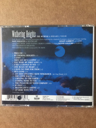 Bernard J. Taylor, Dave Willetts, Lesley Garrett : Wuthering Heights: The Musical (CD, Album, RE, RM)