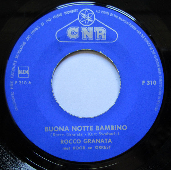 Rocco Granata : Buona Notte Bambino / Wenn Die Sonne Scheint (7", Single)