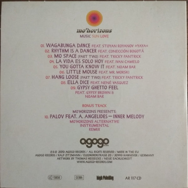 Mo' Horizons : Music Sun Love (CD, Album, Promo)