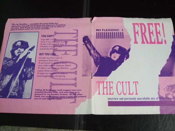 The Cult : Interview / Wild Flower (Flexi, 7", S/Sided, Mono, Promo)