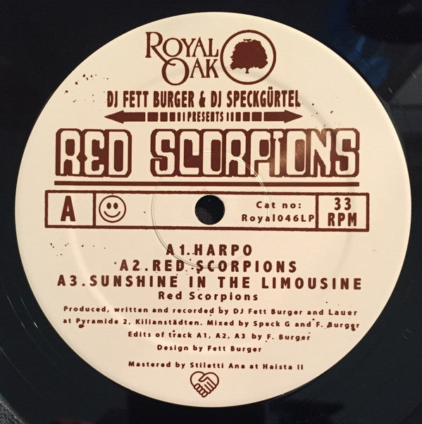 DJ Fett Burger & DJ Speckgürtel : Red Scorpions (2xLP, Album)