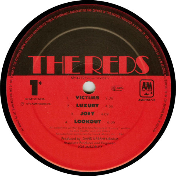 The Reds : The Reds (LP, Album)