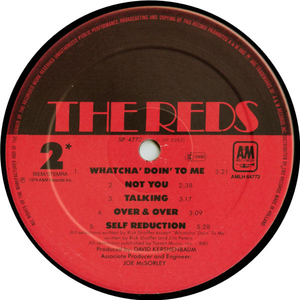 The Reds : The Reds (LP, Album)