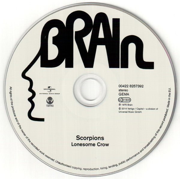 Scorpions : Lonesome Crow (CD, Album, RE, RM, Dig)