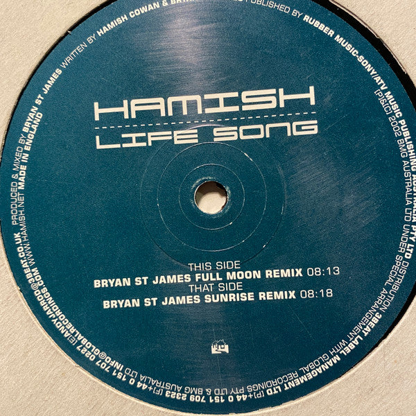 Hamish : Life Song (12")