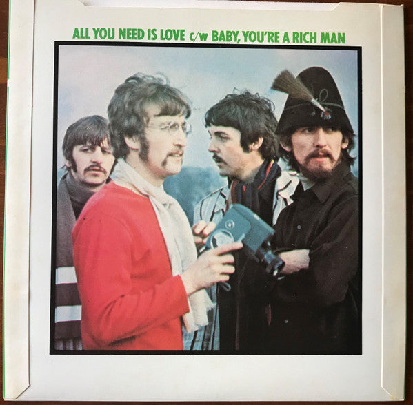 The Beatles : All You Need Is Love c/w Baby, You're A Rich Man (7", Single, Mono, RE)