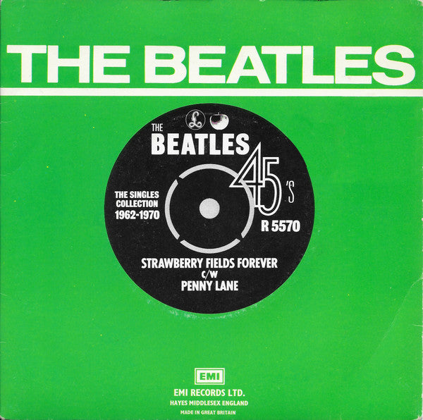 The Beatles : Strawberry Fields Forever c/w Penny Lane (7", Single, Mono, RE)