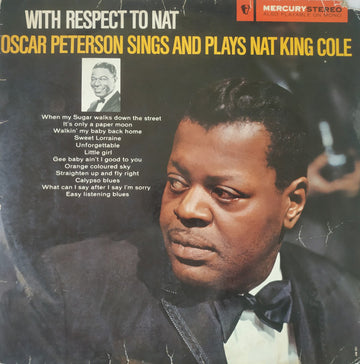 The Oscar Peterson Trio : With Respect To Nat (LP, Album, Blu)