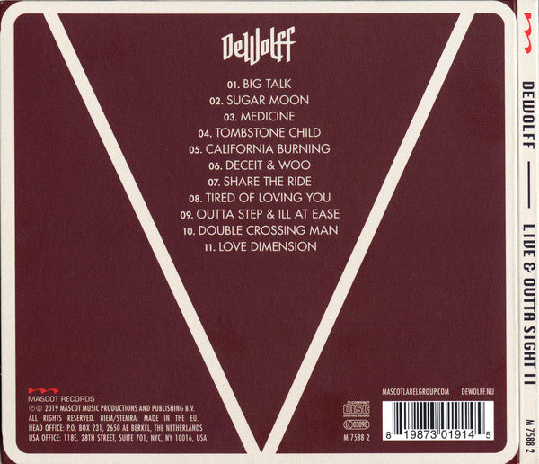 Dewolff : Live & Outta Sight II (CD)