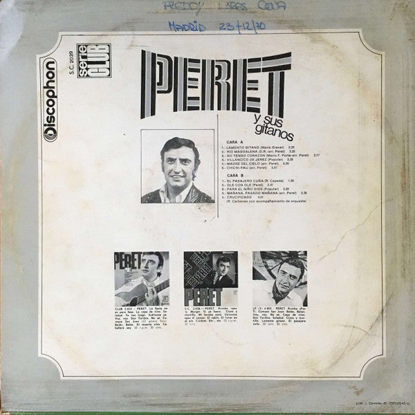 Peret Y Sus Gitanos : Peret Y Sus Gitanos (LP, Album, Blu)