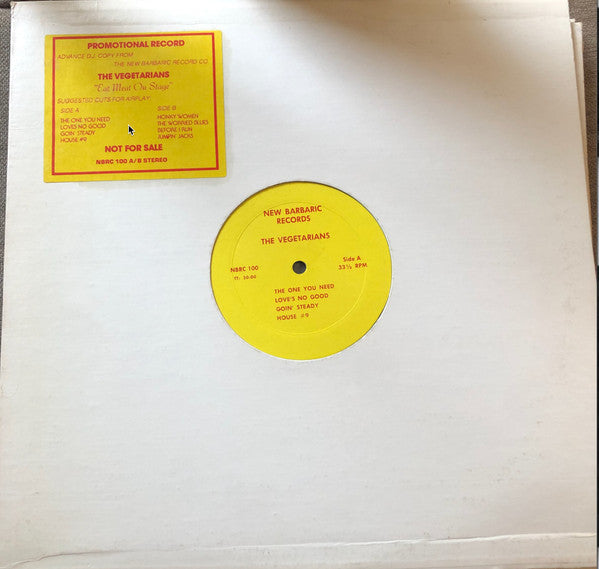 The New Barbarians : Eat Meat On Stage (LP, Promo, Unofficial)