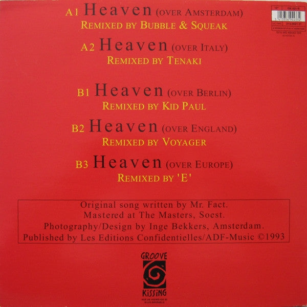 Eq-Lazer : Heaven - The Remixes - State Of Europe EP (12", EP)
