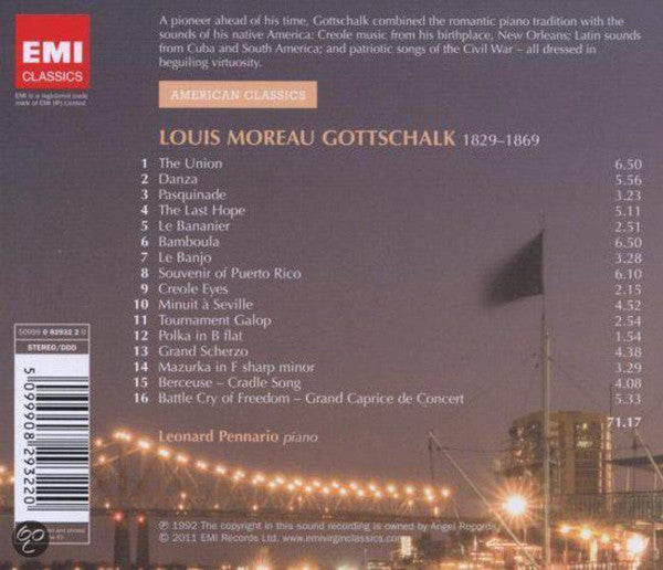 Louis Moreau Gottschalk - Leonard Pennario : Piano Works (CD, Album)