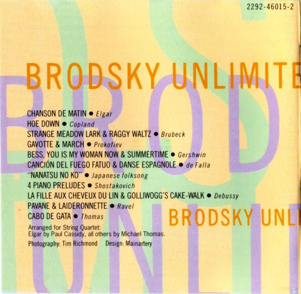 Brodsky Quartet : Brodsky Unlimited (CD, Album)