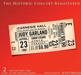 Judy Garland : The Carnegie Hall Concert Remastered (2xCD, Album, Mono)