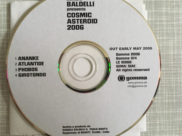 Daniele Baldelli : Cosmic Asteroid 2006 (CD)