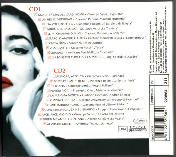 Maria Callas : The Greatest Arias (2xCD, Comp)