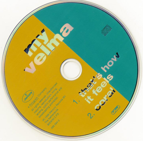 My Velma : That's How It Feels (CD, Single)