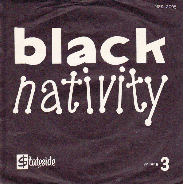 Black Nativity : Black Nativity Volume 3 (7", EP)