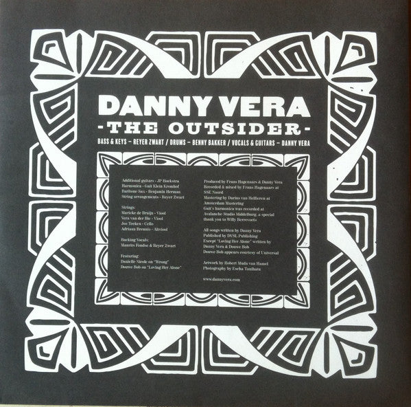Danny Vera : The Outsider (LP, Album, RP, 180)
