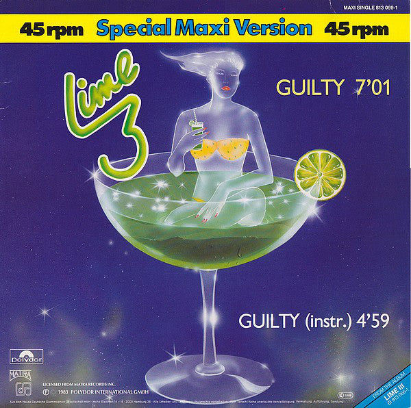 Lime (2) : Guilty (12", Maxi)