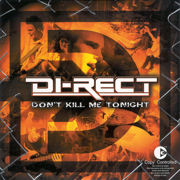 Di-Rect : Don't Kill Me Tonight (CD, Single, Copy Prot.)