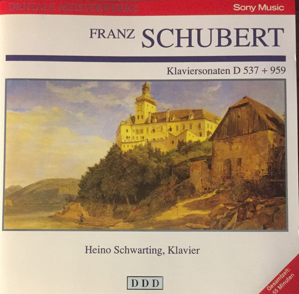 Franz Schubert : Piano Sonatas D 537 And D 959 (CD, Album, RE)