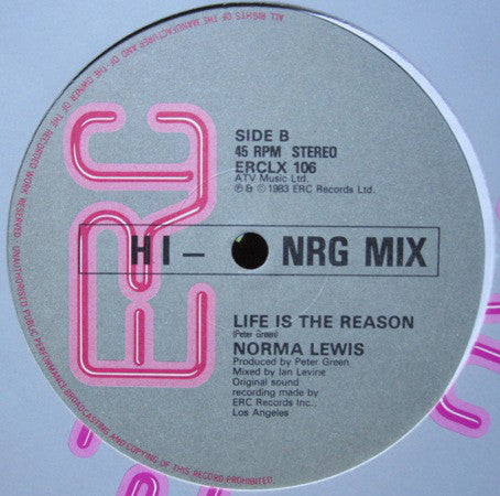 Norma Lewis : Maybe This Time/Life Is The Reason  (12")
