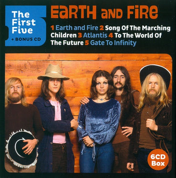 Earth And Fire : The First Five + Bonus CD (6xCD, Comp, RM + Box, Ltd)