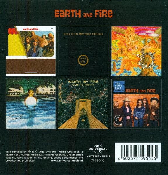Earth And Fire : The First Five + Bonus CD (6xCD, Comp, RM + Box, Ltd)