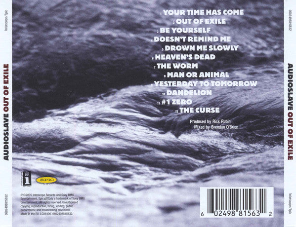 Audioslave : Out Of Exile (CD, Album, RE, Son)
