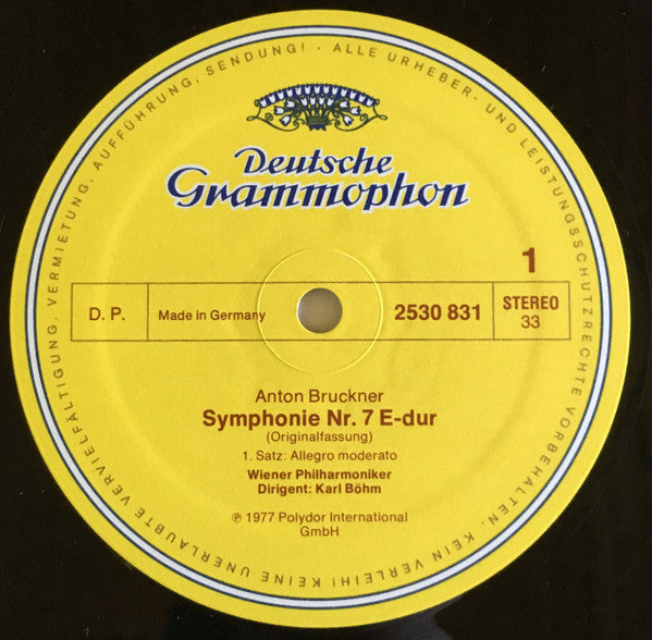 Anton Bruckner, Wiener Philharmoniker, Karl Böhm : Symphonien Nr. 7 & 8 (3xLP, Album + Box)