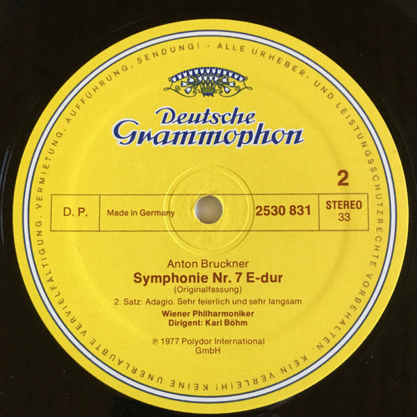 Anton Bruckner, Wiener Philharmoniker, Karl Böhm : Symphonien Nr. 7 & 8 (3xLP, Album + Box)