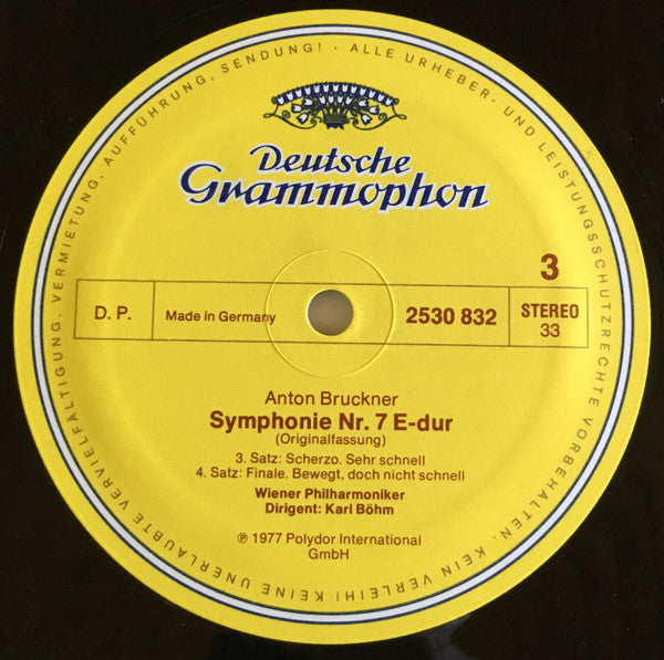 Anton Bruckner, Wiener Philharmoniker, Karl Böhm : Symphonien Nr. 7 & 8 (3xLP, Album + Box)