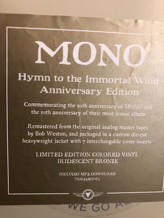 MONO (7) : Hymn To The Immortal Wind (2xLP, Album, Ltd, RM, Bro)