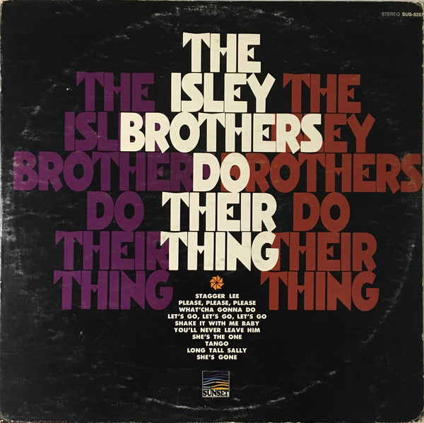 The Isley Brothers : The Isley Brothers Do Their Thing (LP, Album, RE)